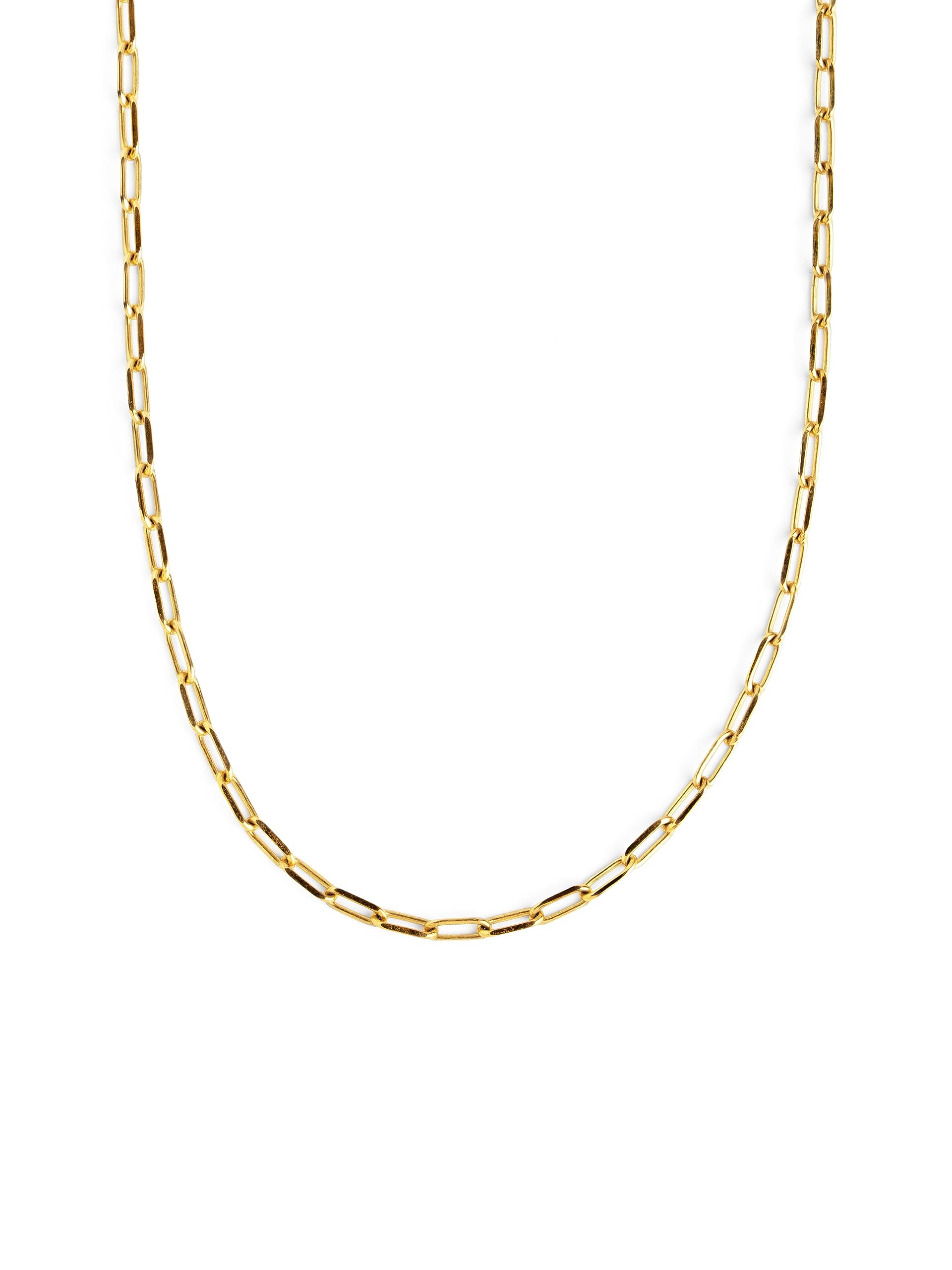 SINGULARU Collar Chic - Cadena de Eslabones - Colgante en Latón con Acabado Baño de Rodio y Oro de 18 Kt - Cadena de Largo Ajustable - Joyas para Mujer - Varios Acabados