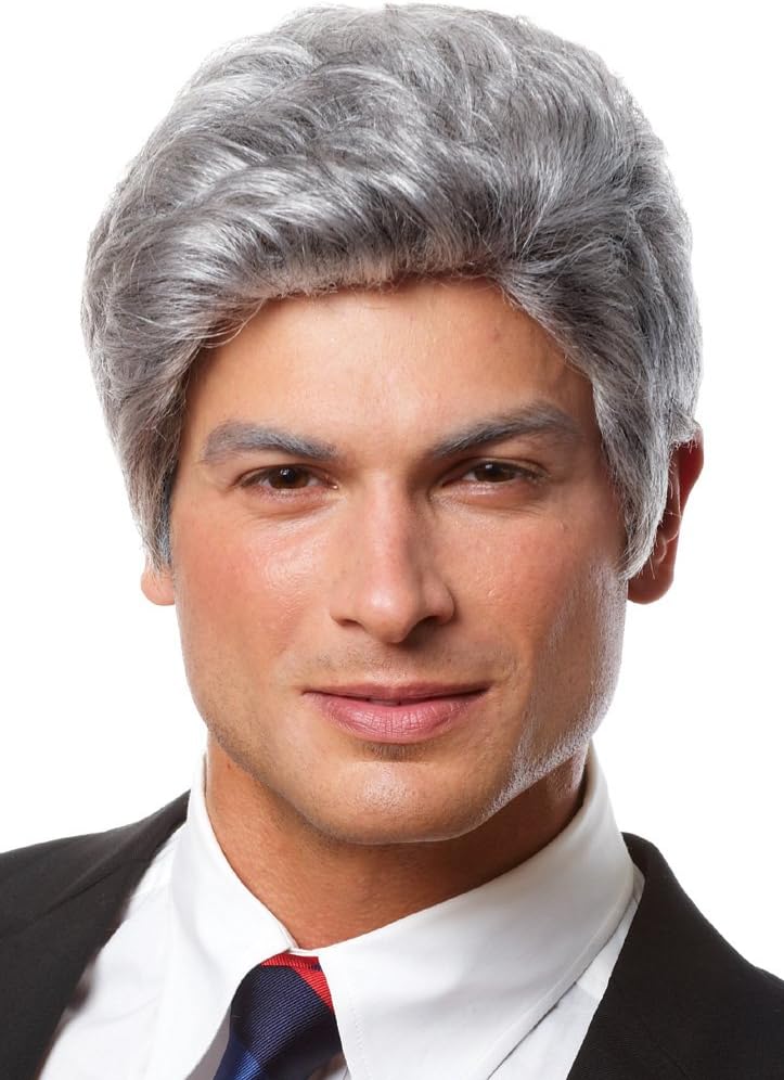 Mr. President Grey Wig Costume Accessory