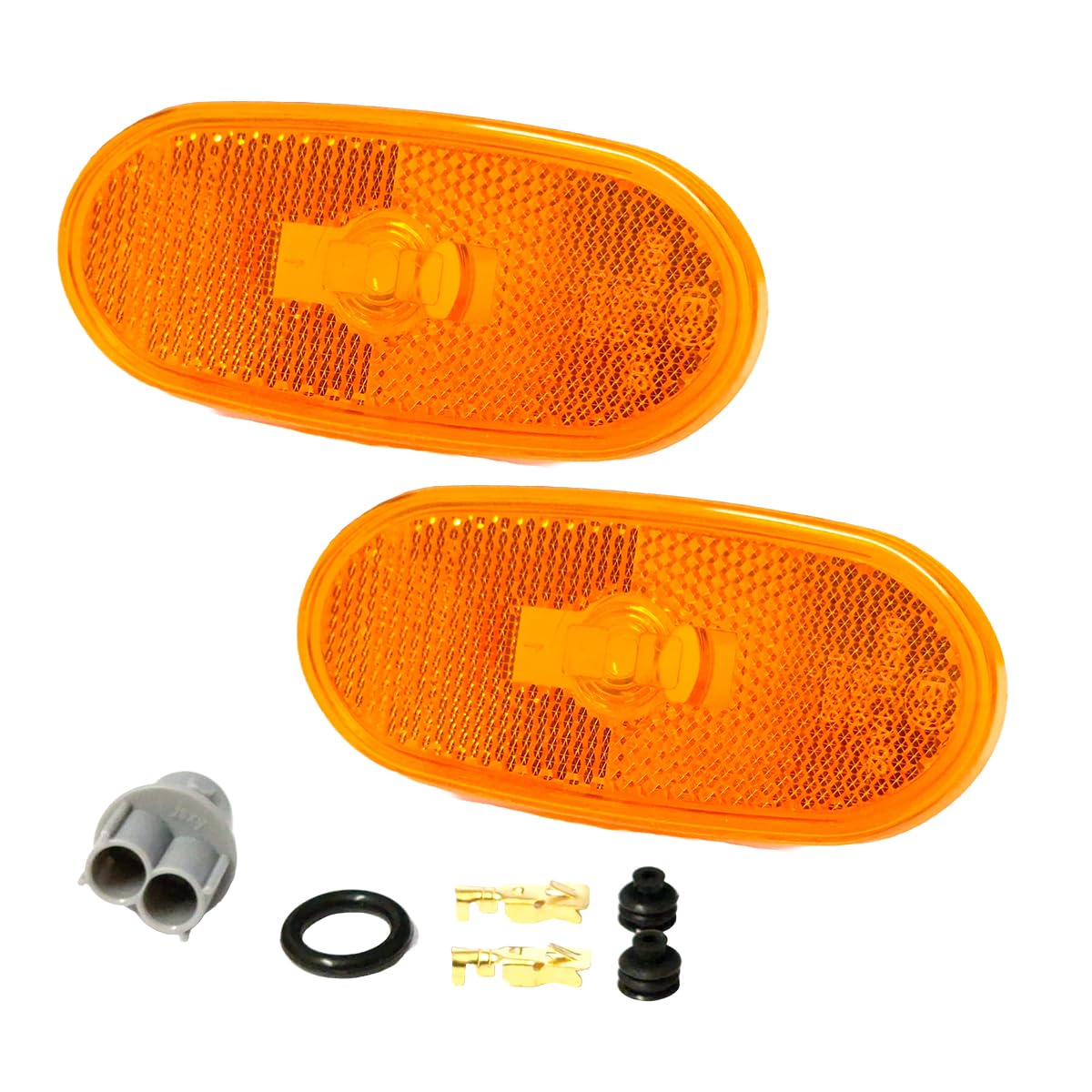 Feu De Position Côté Camionnette Feux De Position Latéraux Orange Pour Mercedes-Benz Sprinter W906 - Lot De 2 éclairage Sprinter W906
