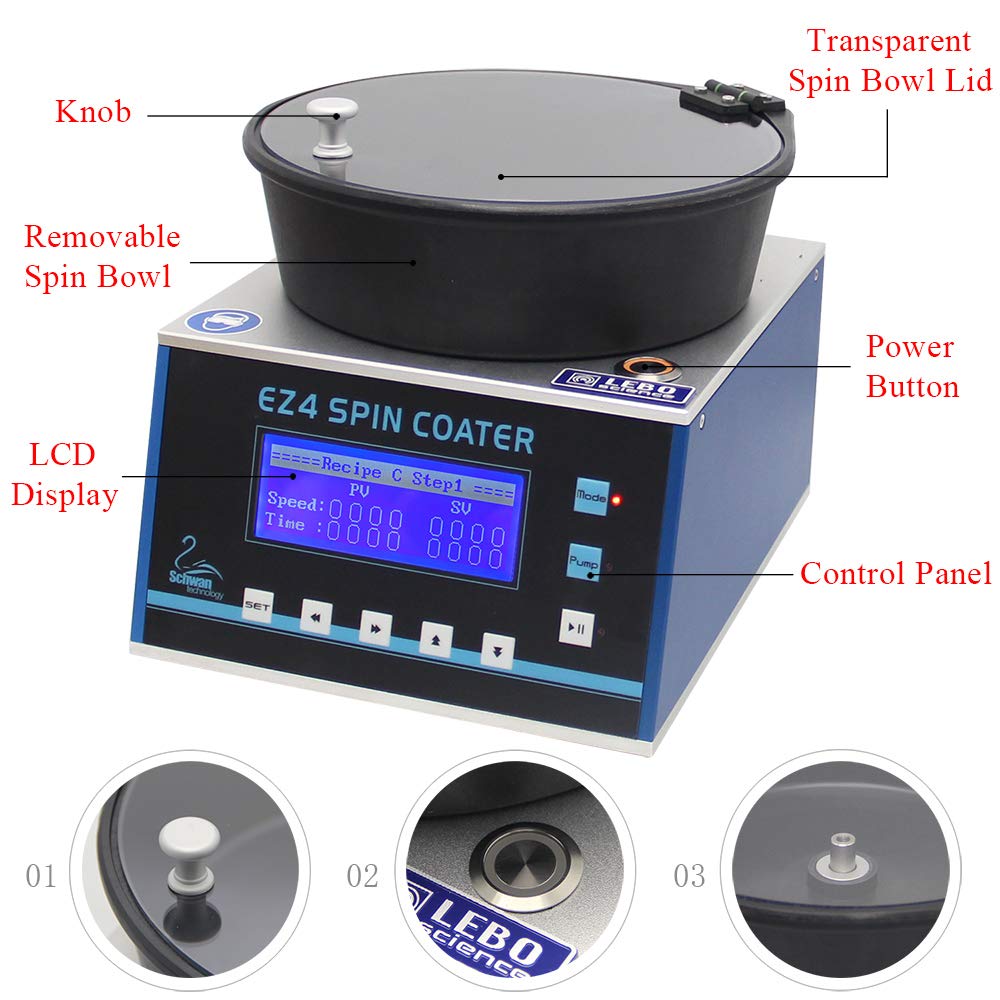 Buy CGOLDENWALL Laboratory compact spin coater Glue coating machine