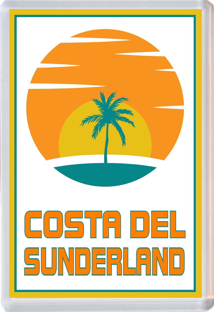 Baked Bean Store Multicolor Costa Del Sunderland - Jumbo Fridge Magnet 96 X 67Mm