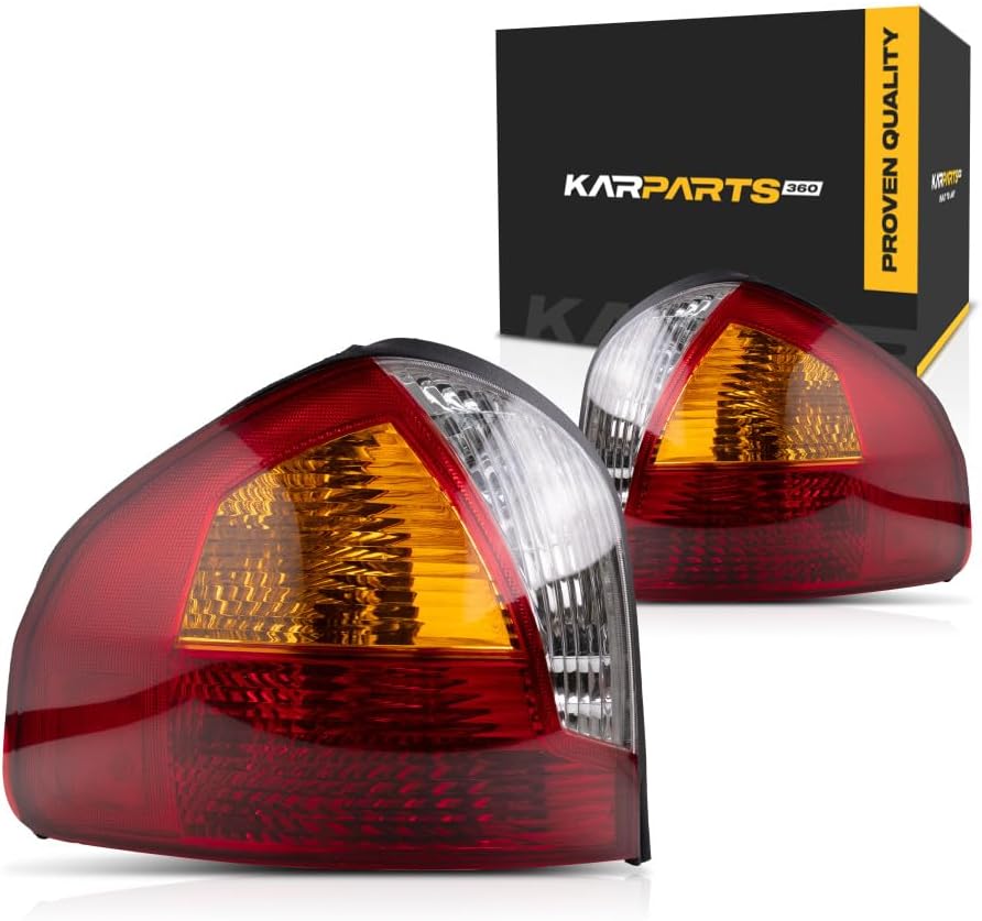 CarLights360: For Hyundai Santa Fe Tail Light 2001 02 03 2004 Pair Driver and Passenger Side HY2800125 | HY2801125