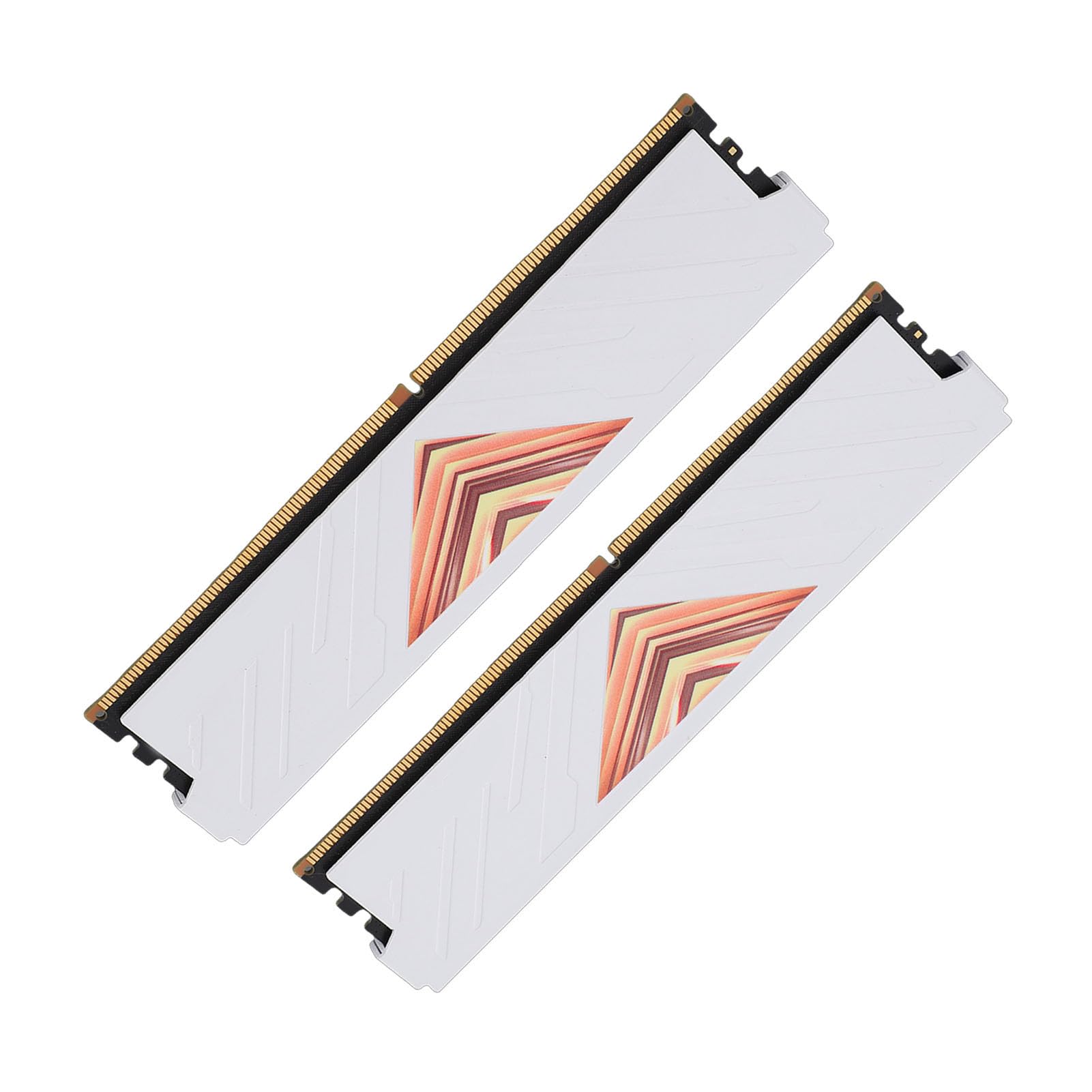 Bewinner DDR4 RAM 2x8 GB 3600 MHz PC4-28800 Moduł Pamięci Stacjonarnej, 1,35 V, CL18, Rozpraszacz Ciepła, Stabilna wydajność dla Komputera Biurowego (WHITE)