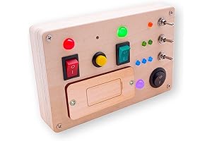 Gracias Corner Toys LED Light Switch Busy Board | Montessori Activity Sensory...