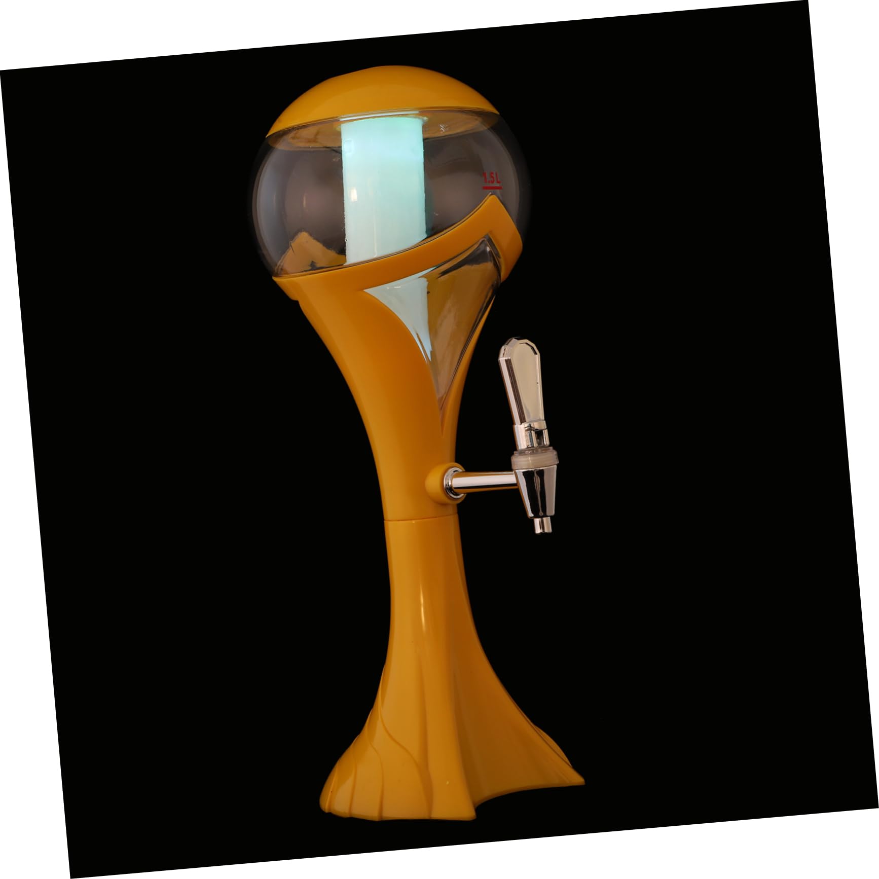 Dispensador de Cerveza Brillante Forma de Carámbano Torre de Cerveza para Fiestas Surtidor de Bebidas para Barras y Eventos