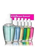 Bath & Body Works 6-Pack Wallflowers Sampler Fragrance Refills, 6 Different Scents, Assorted Colors (Bundle)