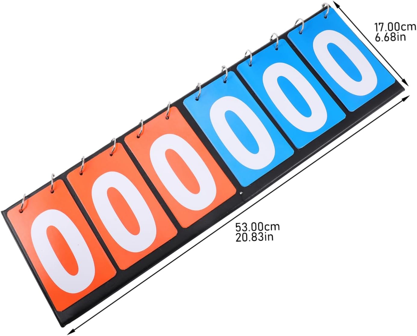 Tabletop Scoreboard Flipper for Sports Events, Number Display | Stainless Steel and PU Build, Delicate Touch, Simple Operation, Desktop Scoring Plate for Competition Use