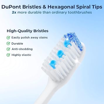 Soft Toothbrushes for Morning Freshness & Night Cleanliness-10000+ Soft Bristle Toothbrush for Sensitive Gums|Medium Toothbrushes for Deep Plaque Removal, Daily Clean & Weekly Brightening 6PCS