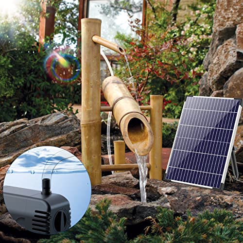 Antfraer Solar Water Pump Outdoor, 12 Watt Solar Fountain Pump Kit, 160Gph+ Submersible Solar Water Fountain Flow Adjustable With Pvc Tubing For Pond Garden Waterfall Bird Bath Hydroponics #TOP5