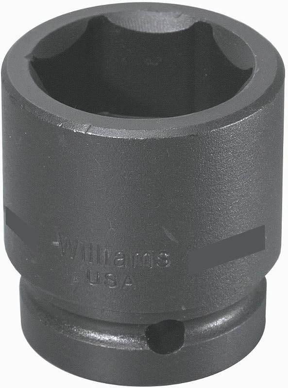 Soquete de Impacto Williams 7-6108, 6 Pontas, Encaixe de 25,4 mm (1 pol.), 85,7 mm (3-3/8 pol.)