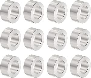 Distanziatori Acciaio Inox 12mm - Set 12 Pezzi | Foro 12mm X OD 20mm X Lunghezza 10mm - Foto 6