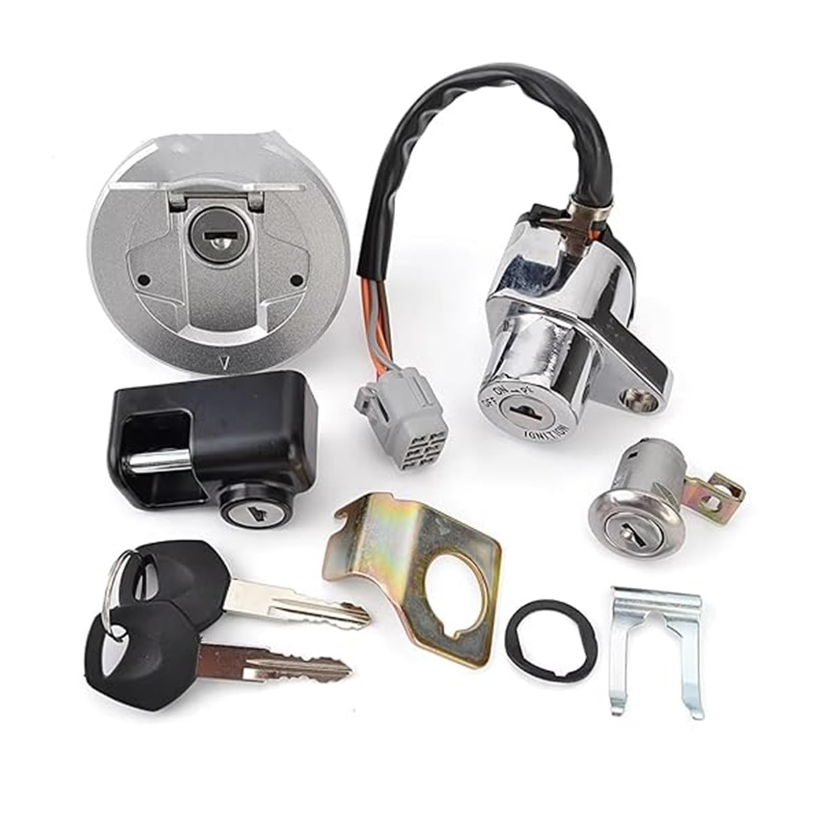 Interruttore Di Accensione Blocco Interruttore Accensione Carburante Serratura Sella Chiave Per Suzuki Per VZR1800BZ Per VZR1800B Per Boulevard Per M109R BOS 37000-49891 37000-48890