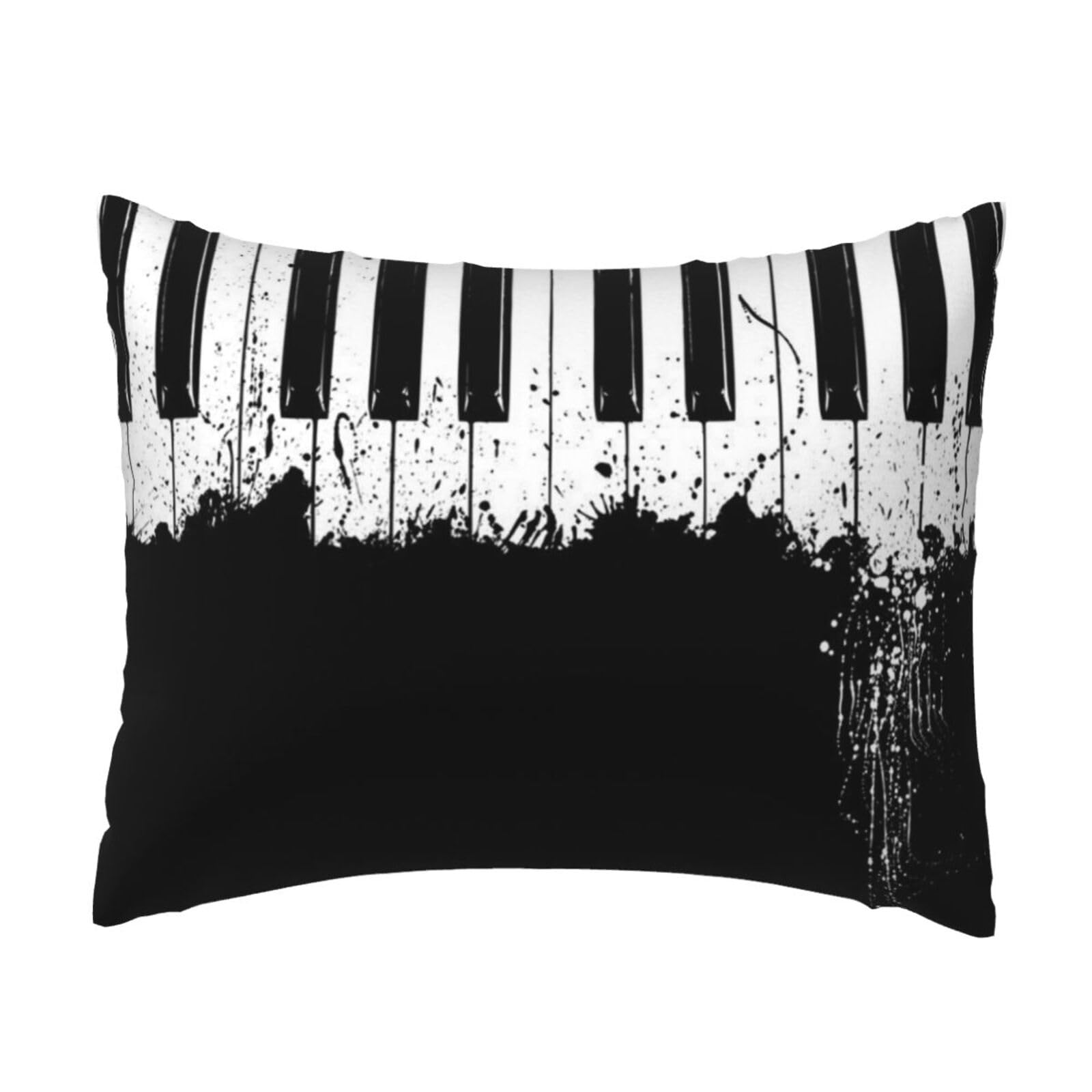 WSHFFILO Piano printed Pillow Case 20x26in Decorative pillowcase Throw Pillow Cover