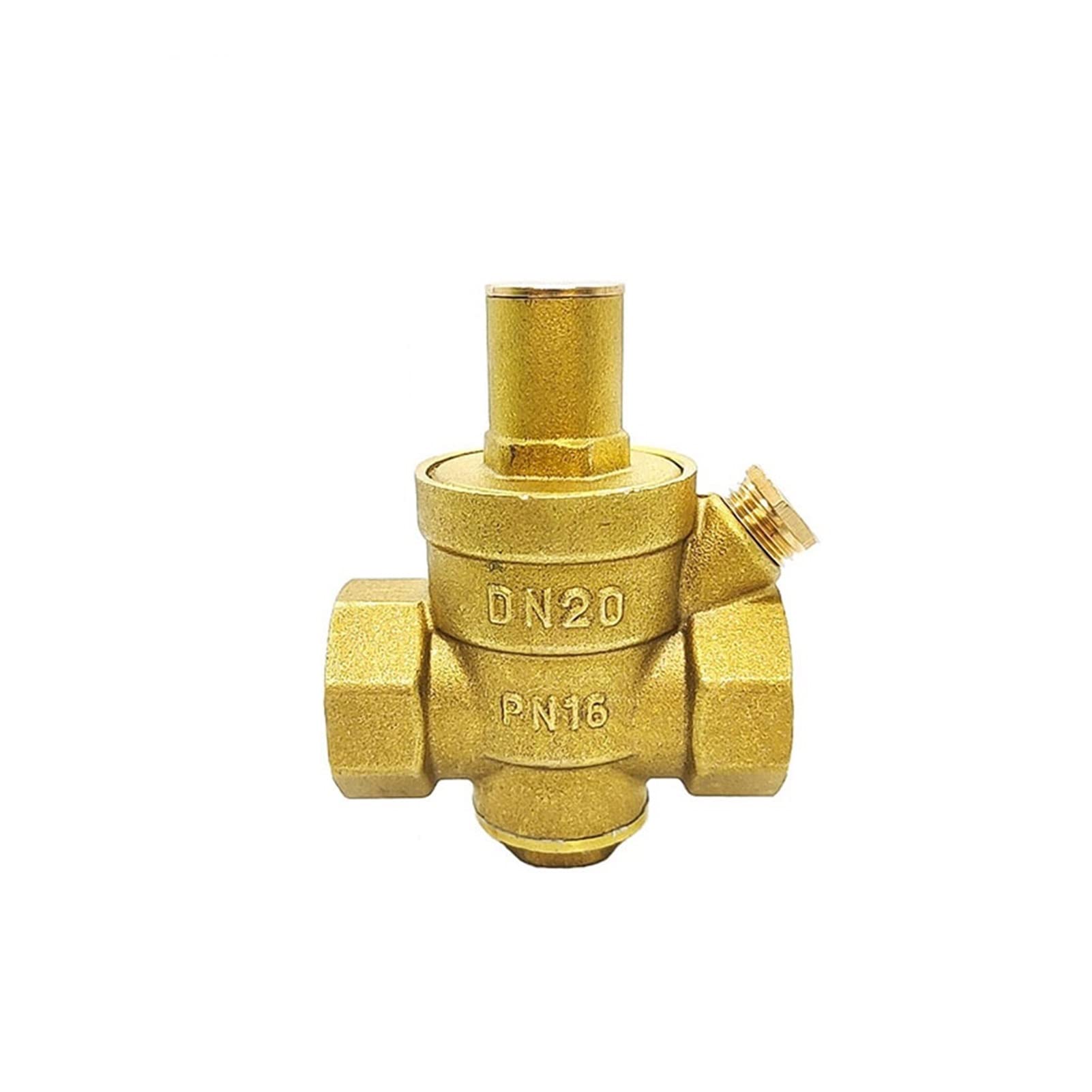 Youngran 1/2 "3/4" 1 "2" Presión de Agua de latón reducción de la válvula de Mantenimiento DN15 / DN20 / DN25 / DN32 Regulador de Calibre de válvula de Alivio Ajustable Leisurely