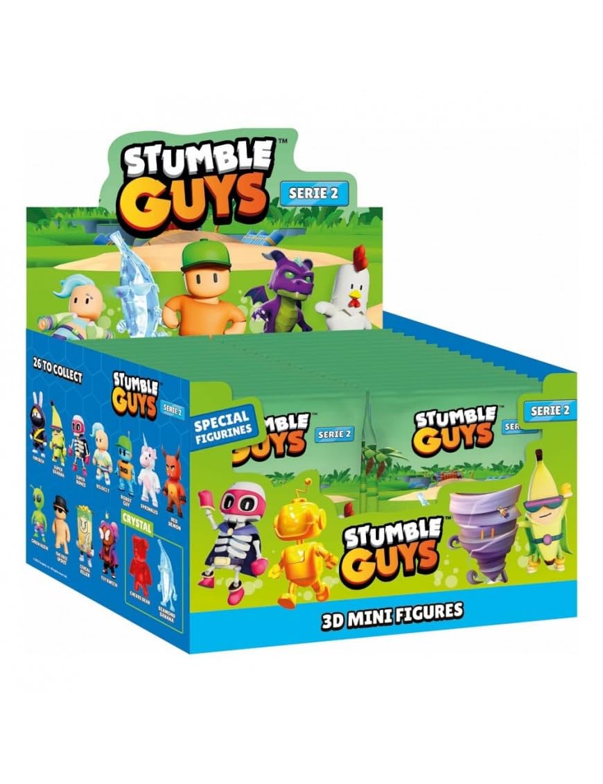 Amazon.com: abj Box of 18 Stumble Guys Characters Series 2 Diramix