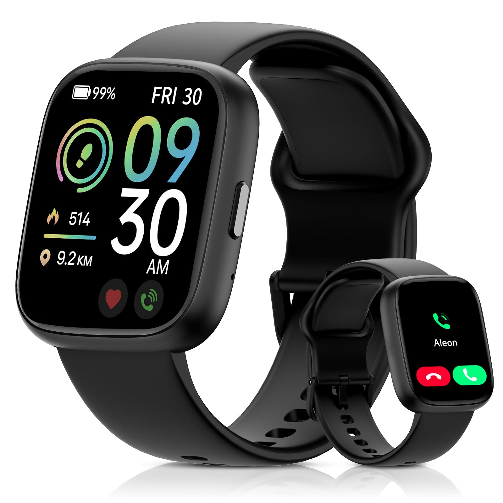 Smart Watch for Men Women, Bluetooth Calling, 1.83