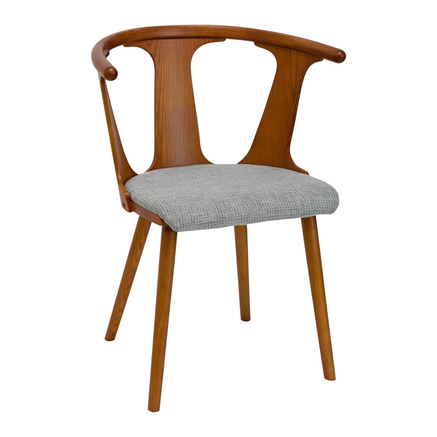 Mod Made Nathan Mid Century Modern Dining Chair, Walnut