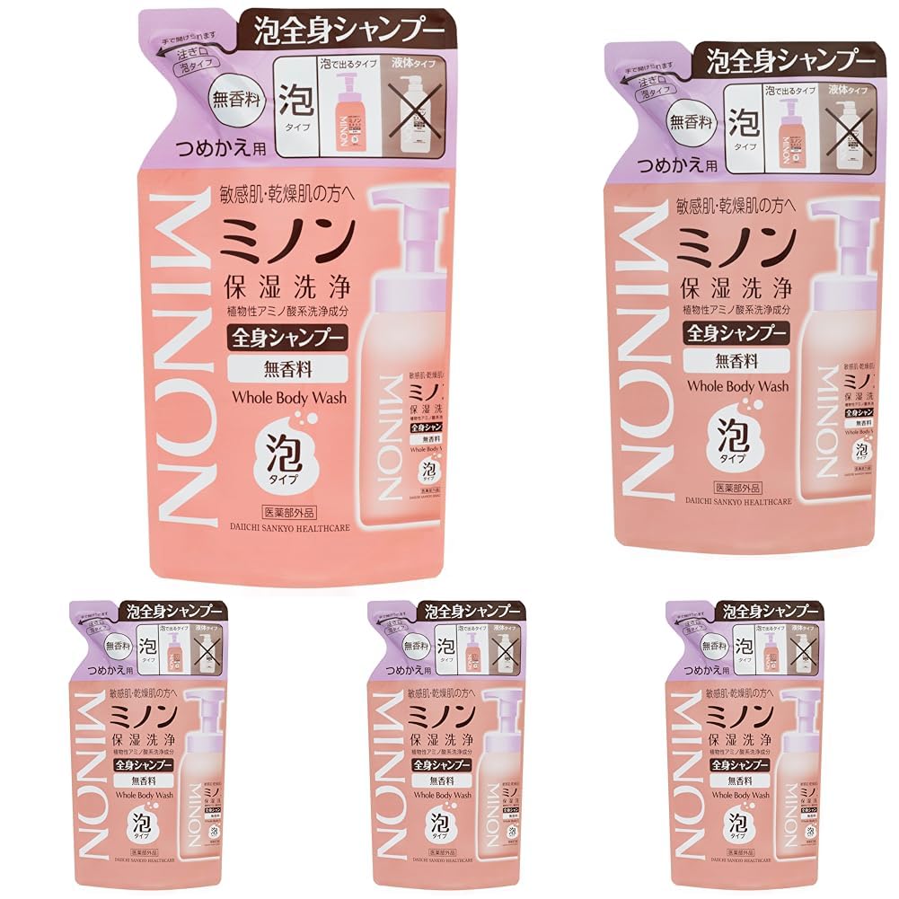 Amazon | ミノン全身シャンプー泡タイプ つめかえ用 400mL ボディ