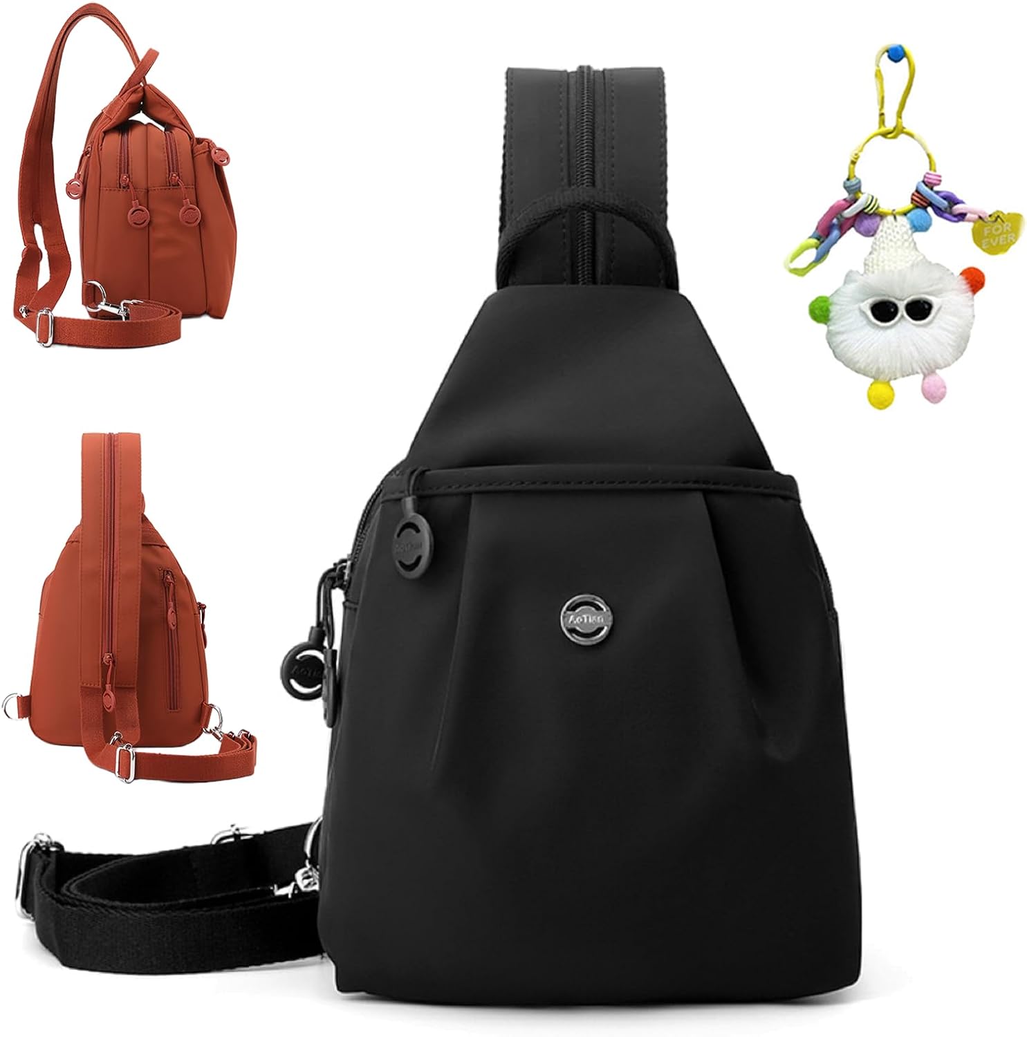 Waterproof 2-Way Commuter Bag, Lightweight Large Capacity Oxford Shoulder Bag for Women, Shoulder & Crossbody Modes