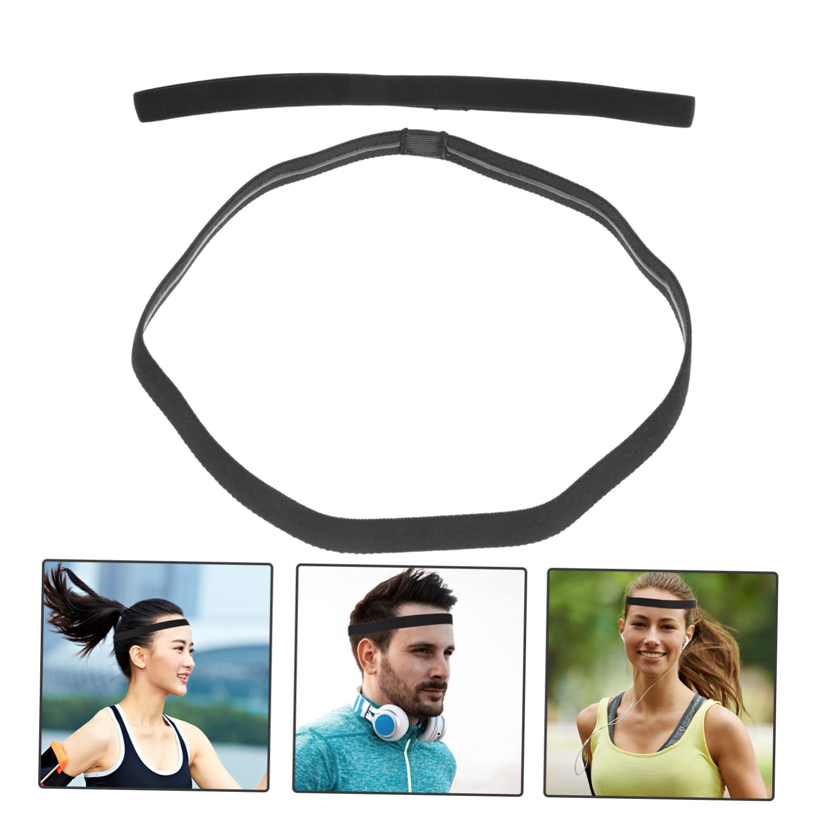 6 Pz Fascia Sportiva Antitraspirante Poliestere Accessori Elasticità Uomo