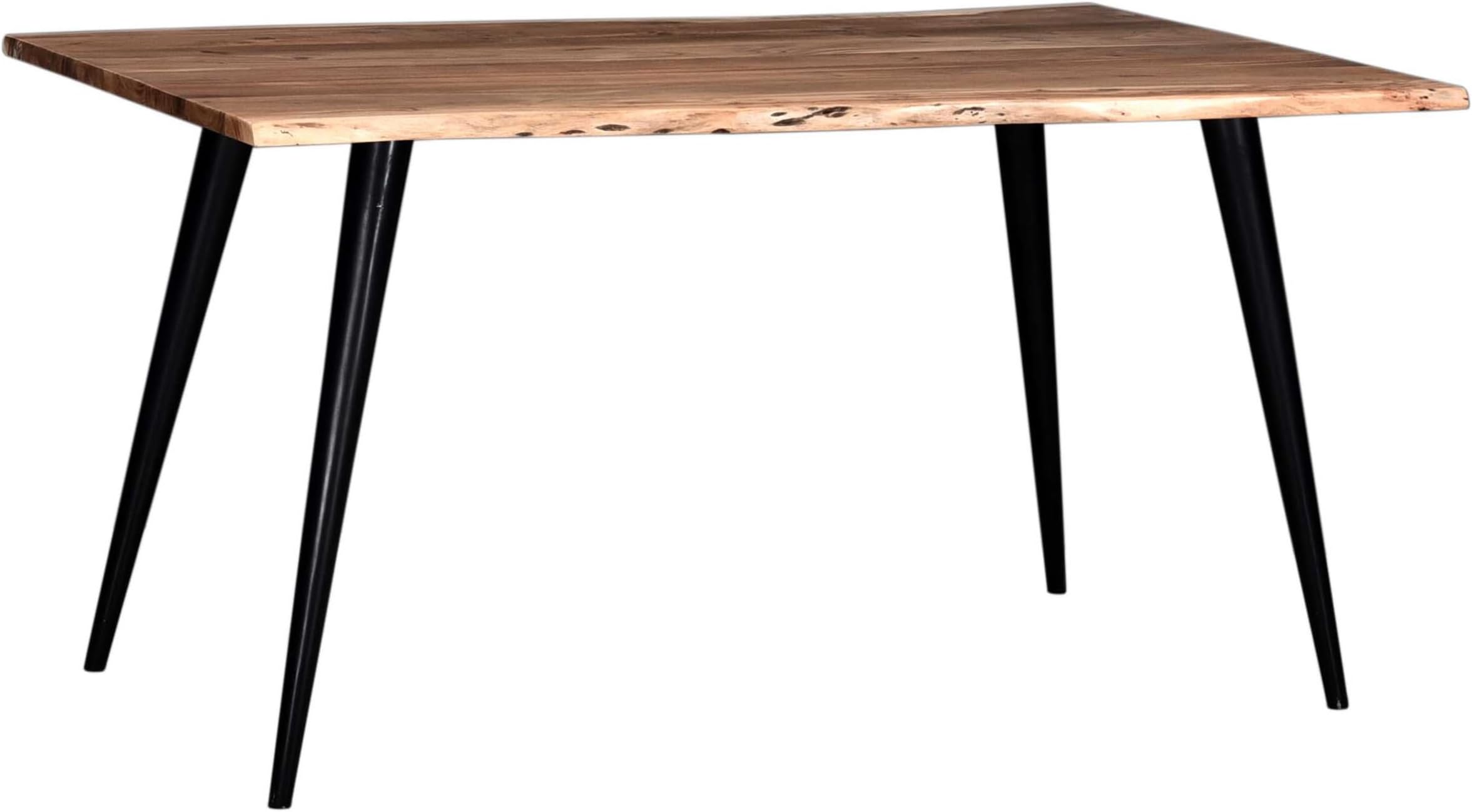 Primo Palmerston 71" Natural Wood Live Edge Dining Table