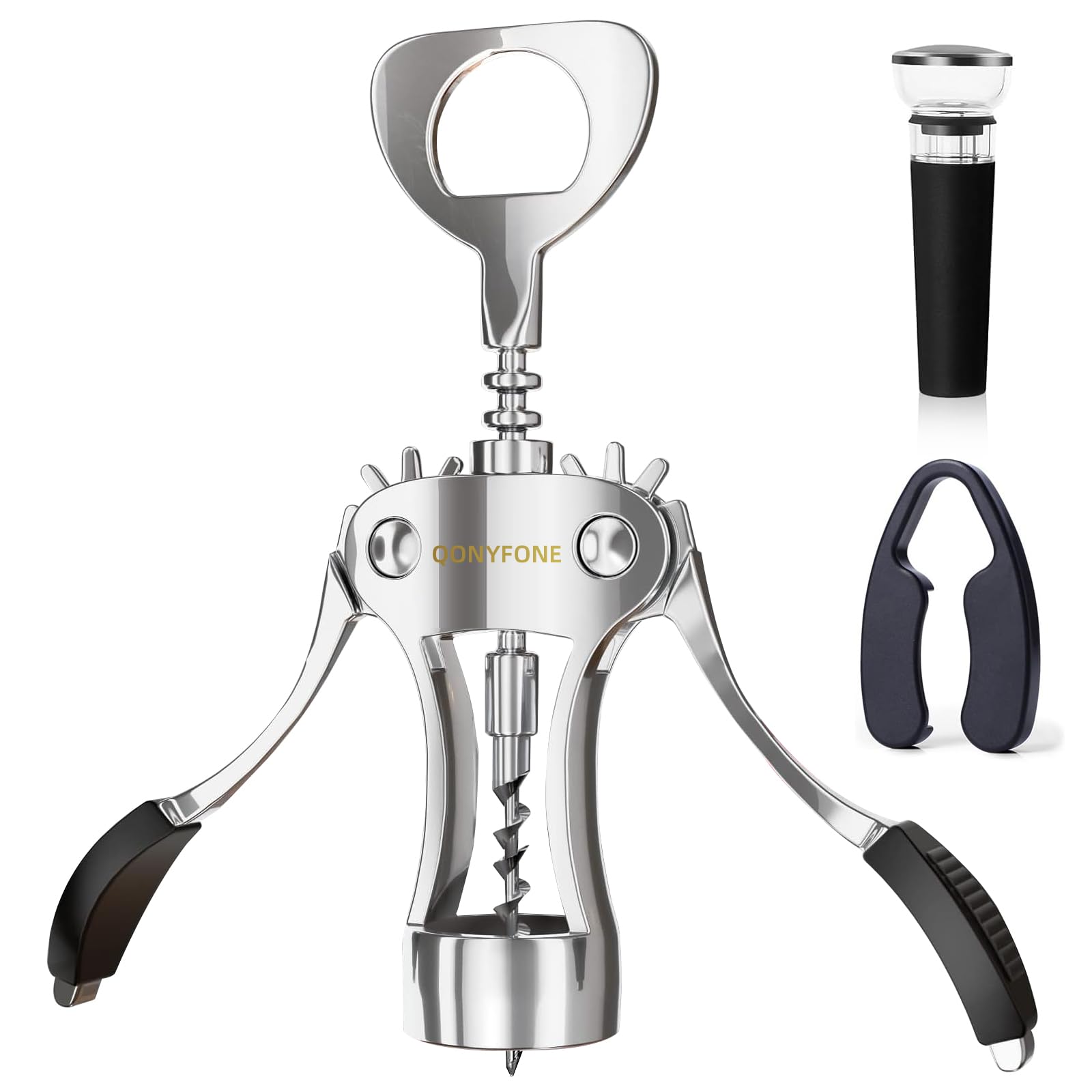 Premium Wing Corkscrew - Effortless Wine Opening -10