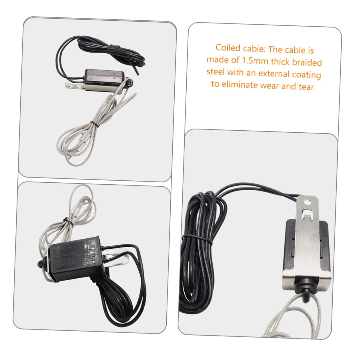 VINTORKY Trailer Brake Control Breakaway Cable Kit Electric Brake Cable for Rv Trailer Safety