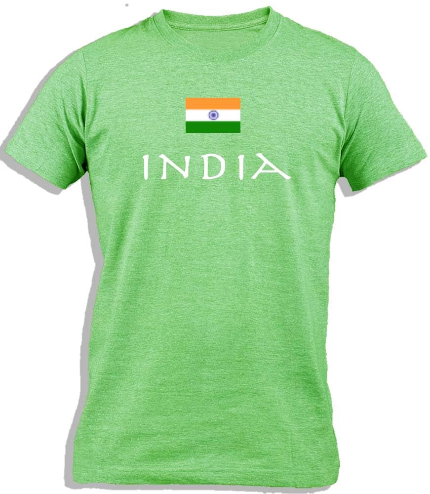 Ay Cabron™ India With Flag Indian Flag Cotton T-Shirt For Kids