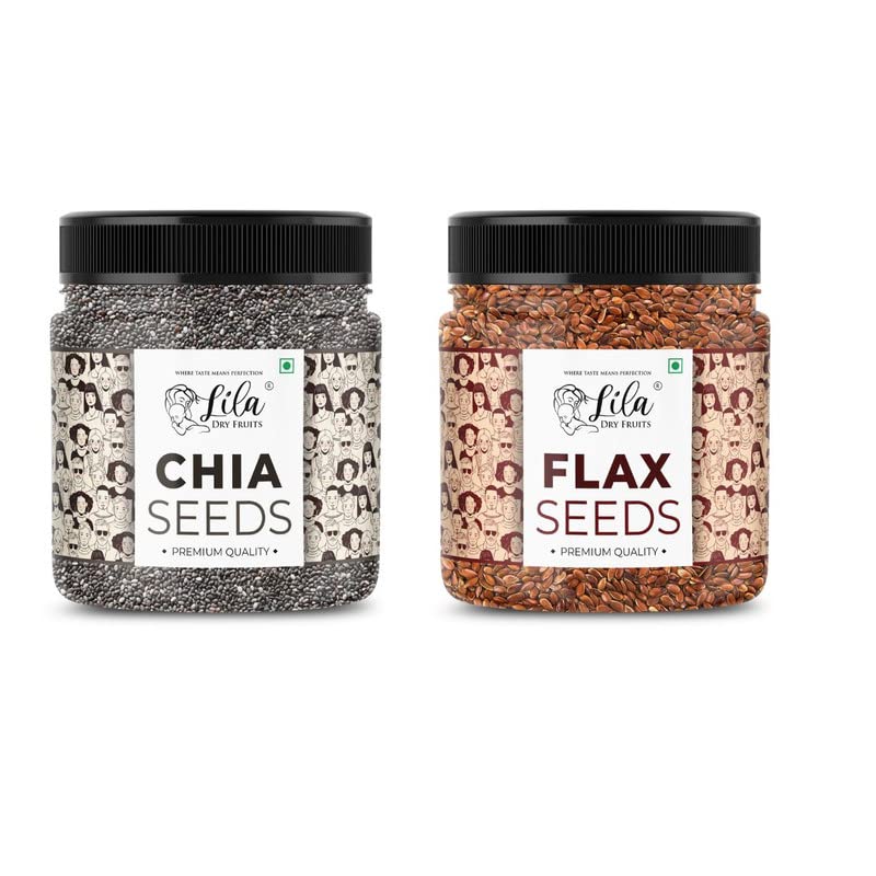 See full amazon price history chart for LILA DRY FRUITS Chia & Flax Seeds Combo for Healthy heart, Restful sleep, Boosted energy and Weight management Immunity Booster Diet Food 100gms each Jar Pack (200g total)-All Premium HEALTHY SNACKS LILA DRY FRUITS Chia & Flax Seeds Combo for Healthy heart, Restful sleep, Boosted energy and Weight management Immunity Booster Diet Food 100gms each Jar Pack (200g total)-All Premium HEALTHY SNACKS (B0BRZGW848) Amazon Price History, Amazon Price Tracker