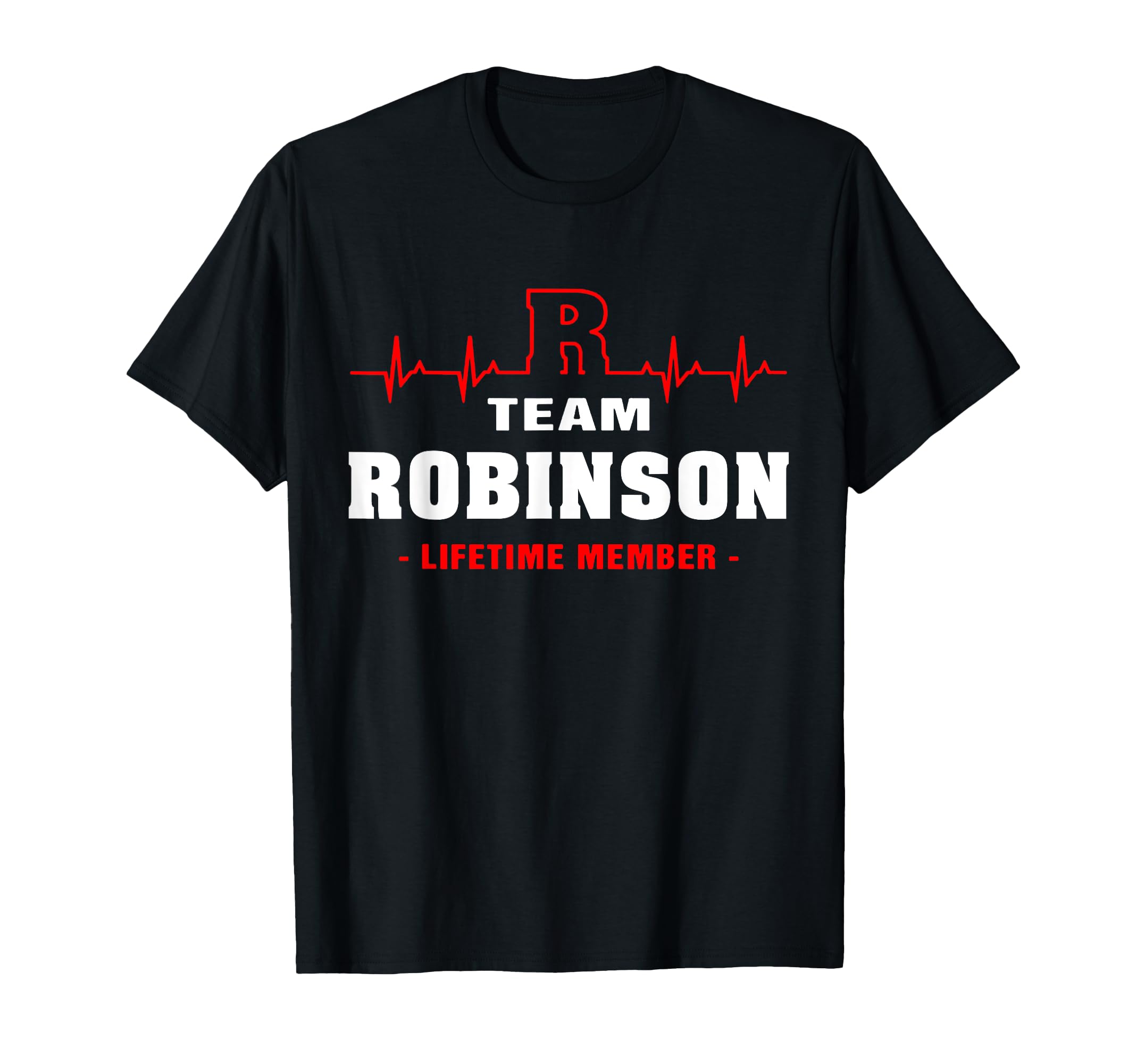 ROBINSON surname proud Family Team ROBINSON lifetime member T-Shirt