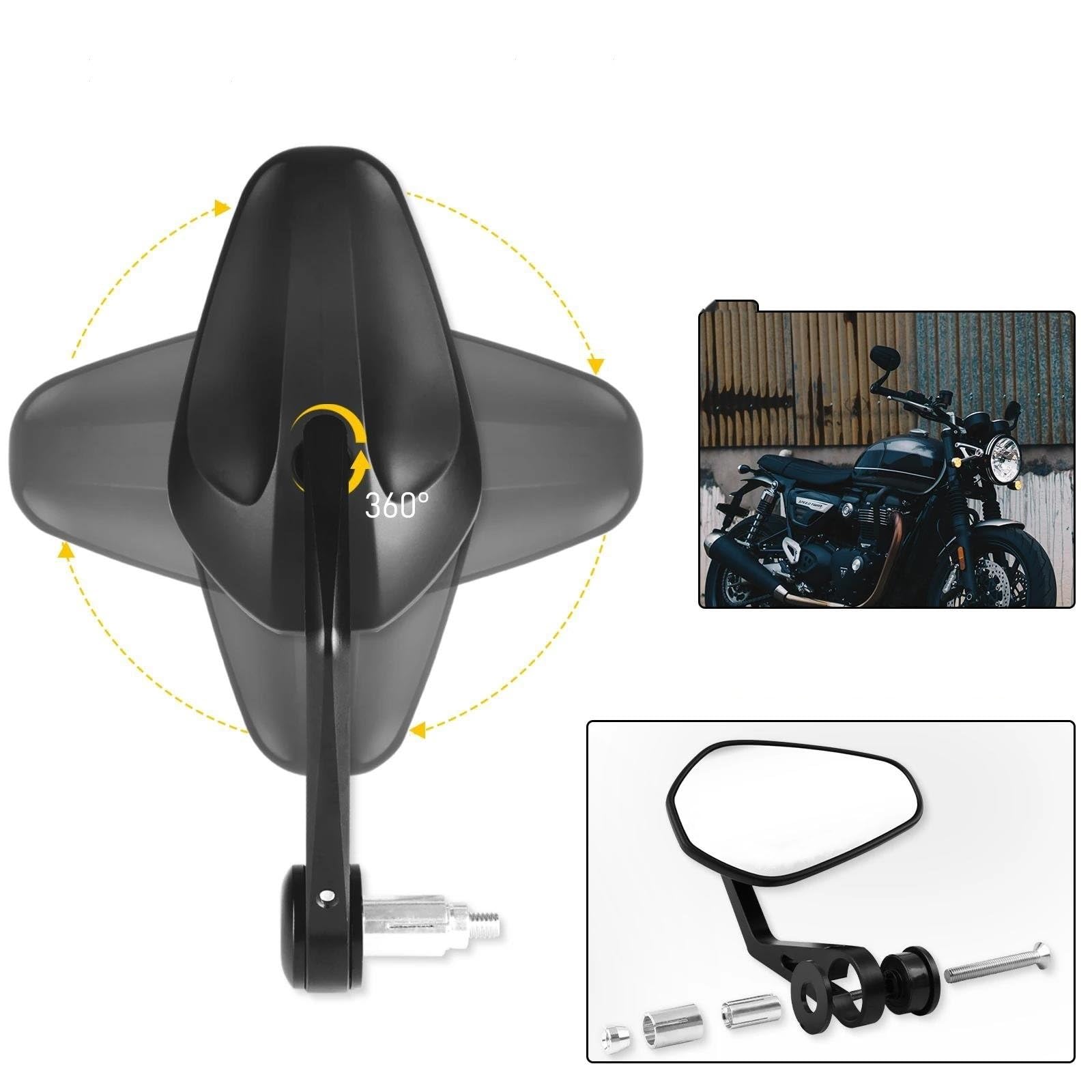Sicurezza del veicolo Specchietti Retrovisori Laterali Per Motociclette, Scooter, Moto, Scooter Specchietti Retrovisori Laterali Per Manubrio, Per Parti Di Moto Yamaha
