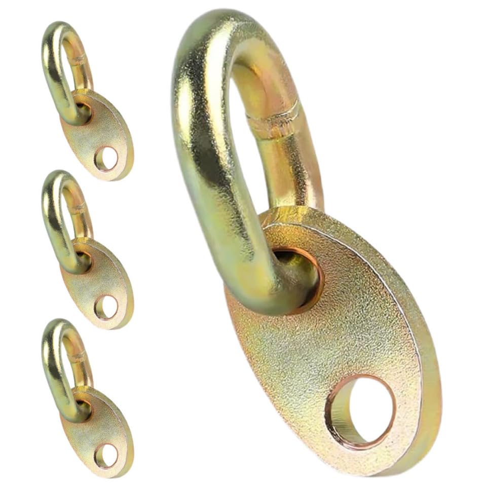 Kit de elevación de motor EXCEART con 4 pernos de argolla dorados para soporte ajustable
