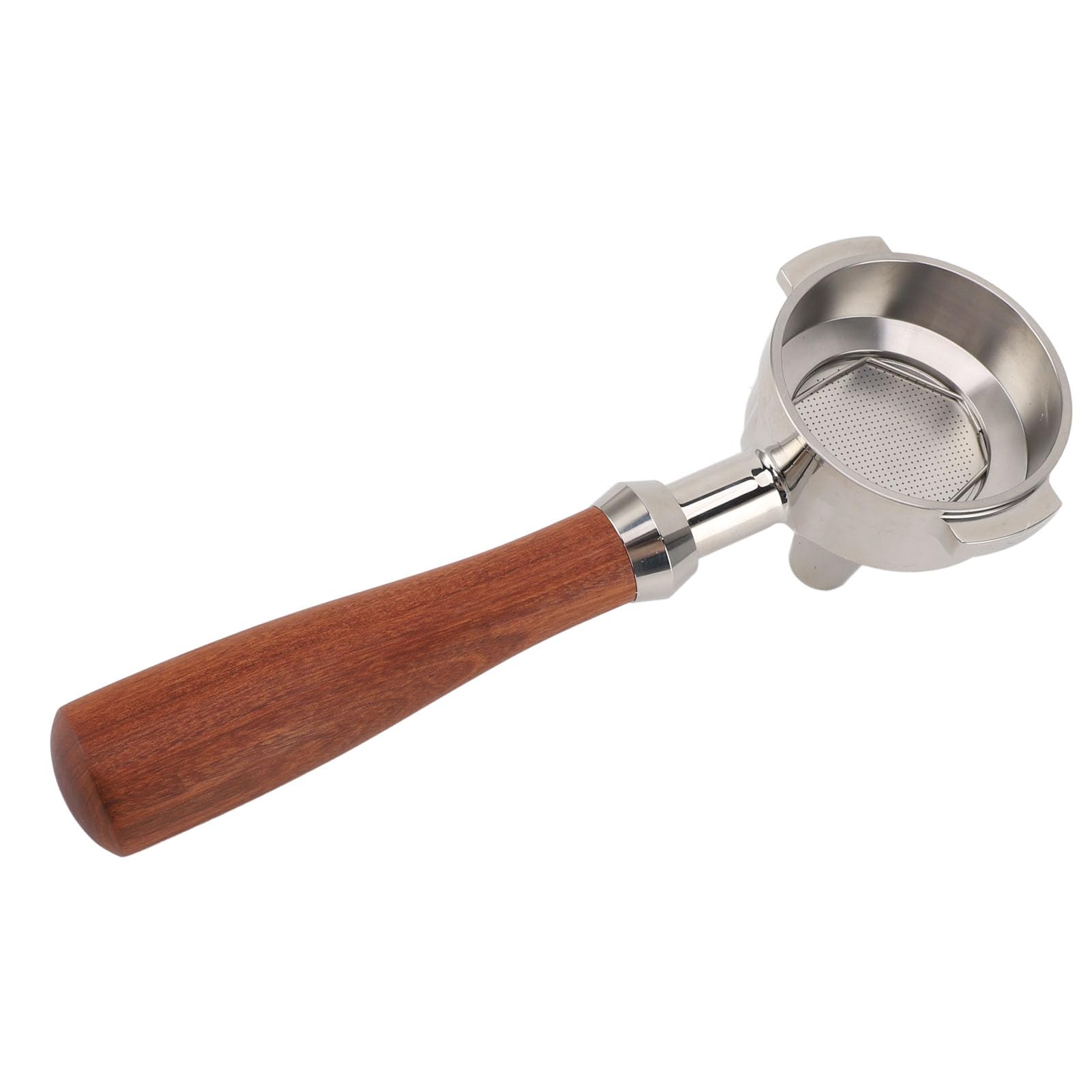 Aramox 58-mm-Siebträger, Edelstahl 304 mit Holzgriff, Professionelles Kaffeezubehör für Expobar GA Pandorra XLVI (Cuibourtia D-Schnalle)
