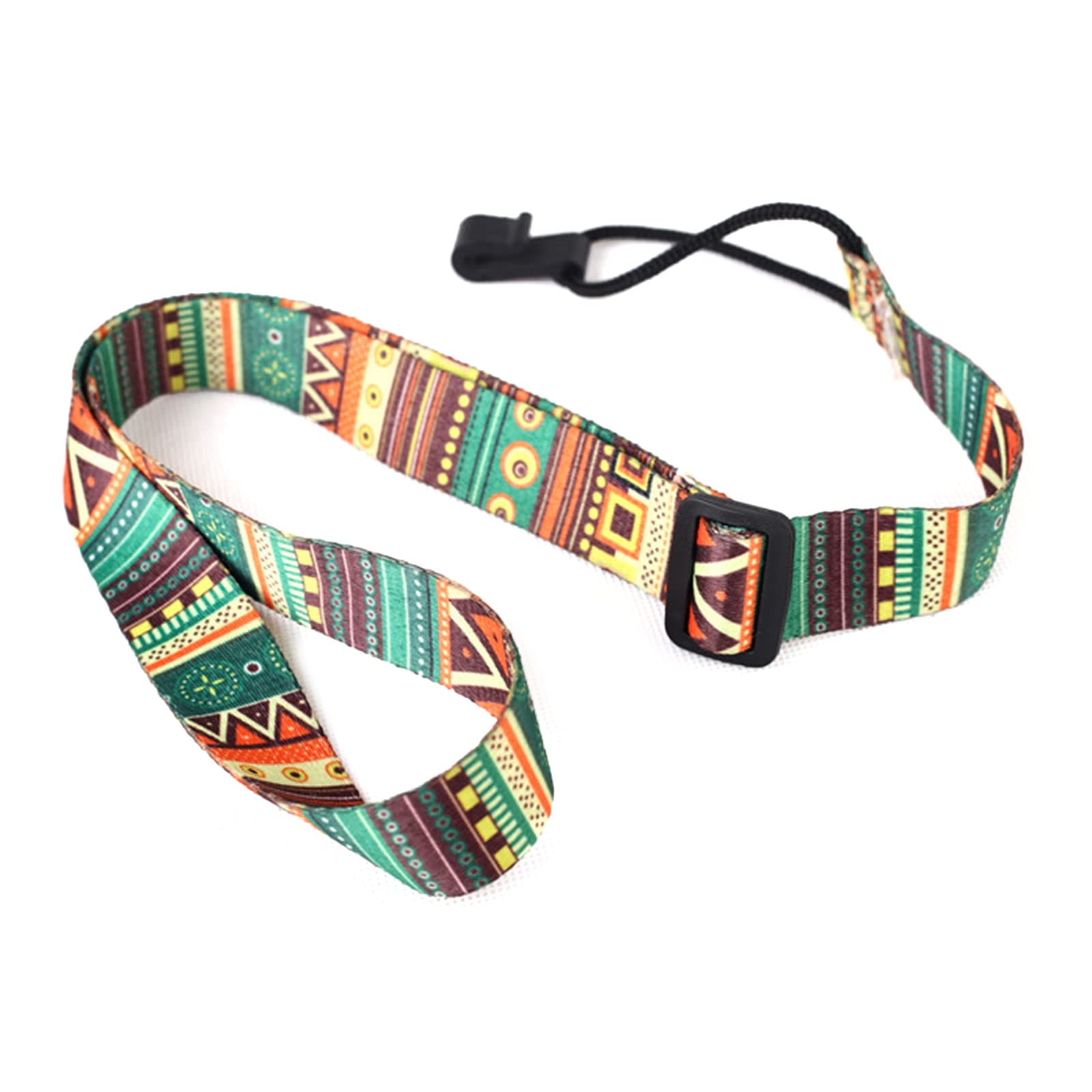YOUNAFEN Ukulele Strap - Adjustable Ethnic Ukulele Shoulder Strap with J Hook - Multicolor Classic Style - Clip-on Guitar Accessories - Image 4