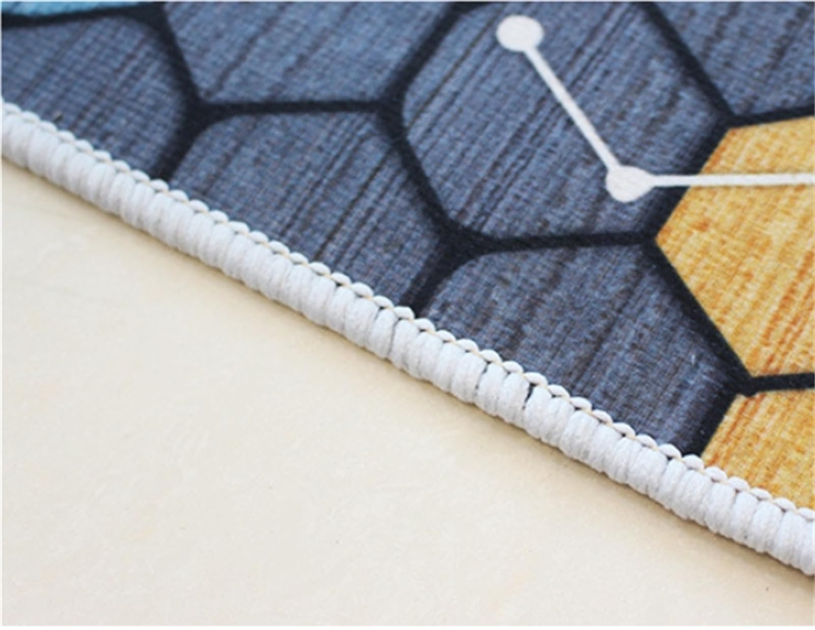 Tapis d'illusion optique 3D, design tourbillonnant pour salon, chambre à coucher, salle à manger, cuisine, paillasson décoratif et tapis de sol
