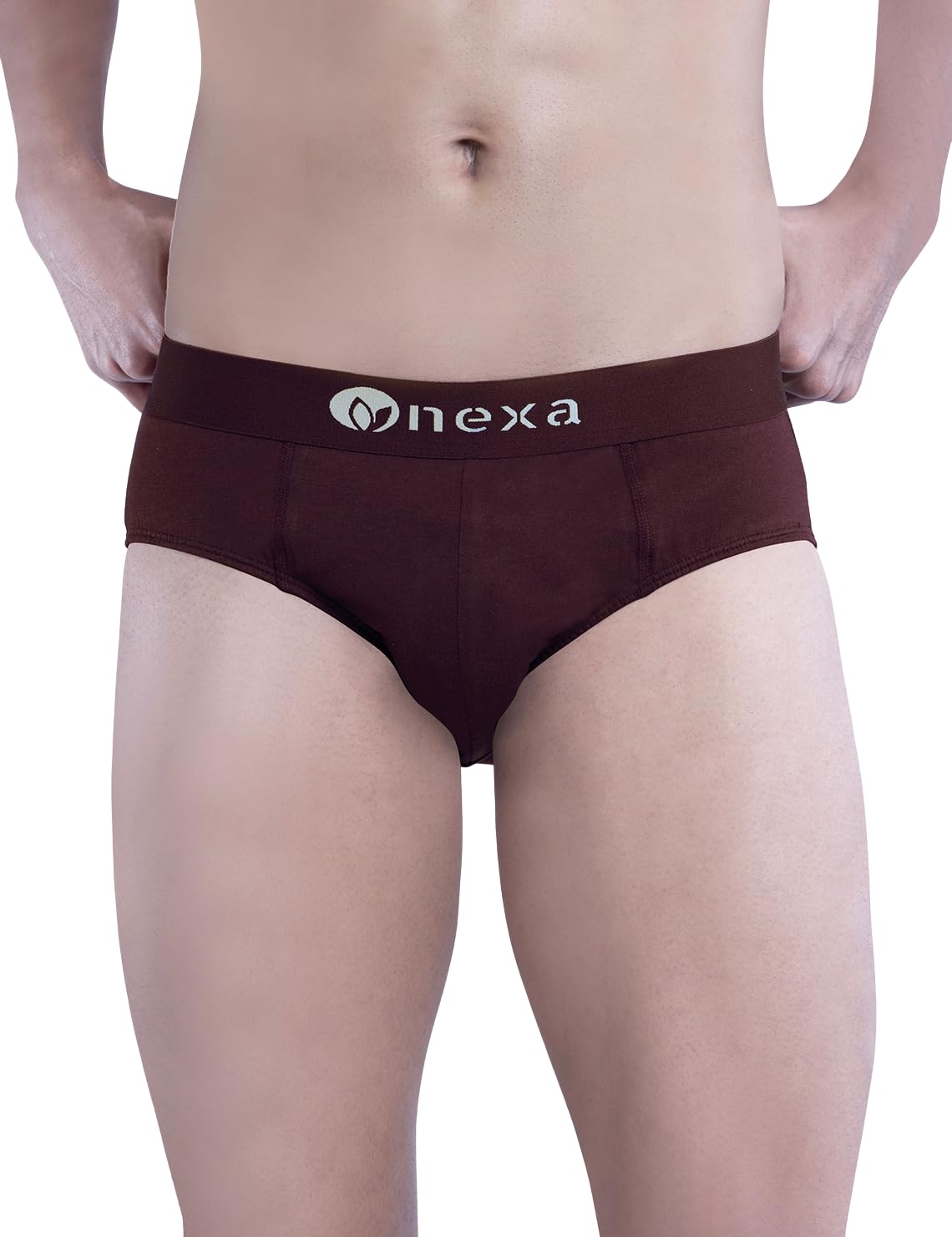 onexa Men 100% Super Combed Cotton Brief | Trunk Underwear with Nylon Spandex Waistband (Brief#3011)-picture-45