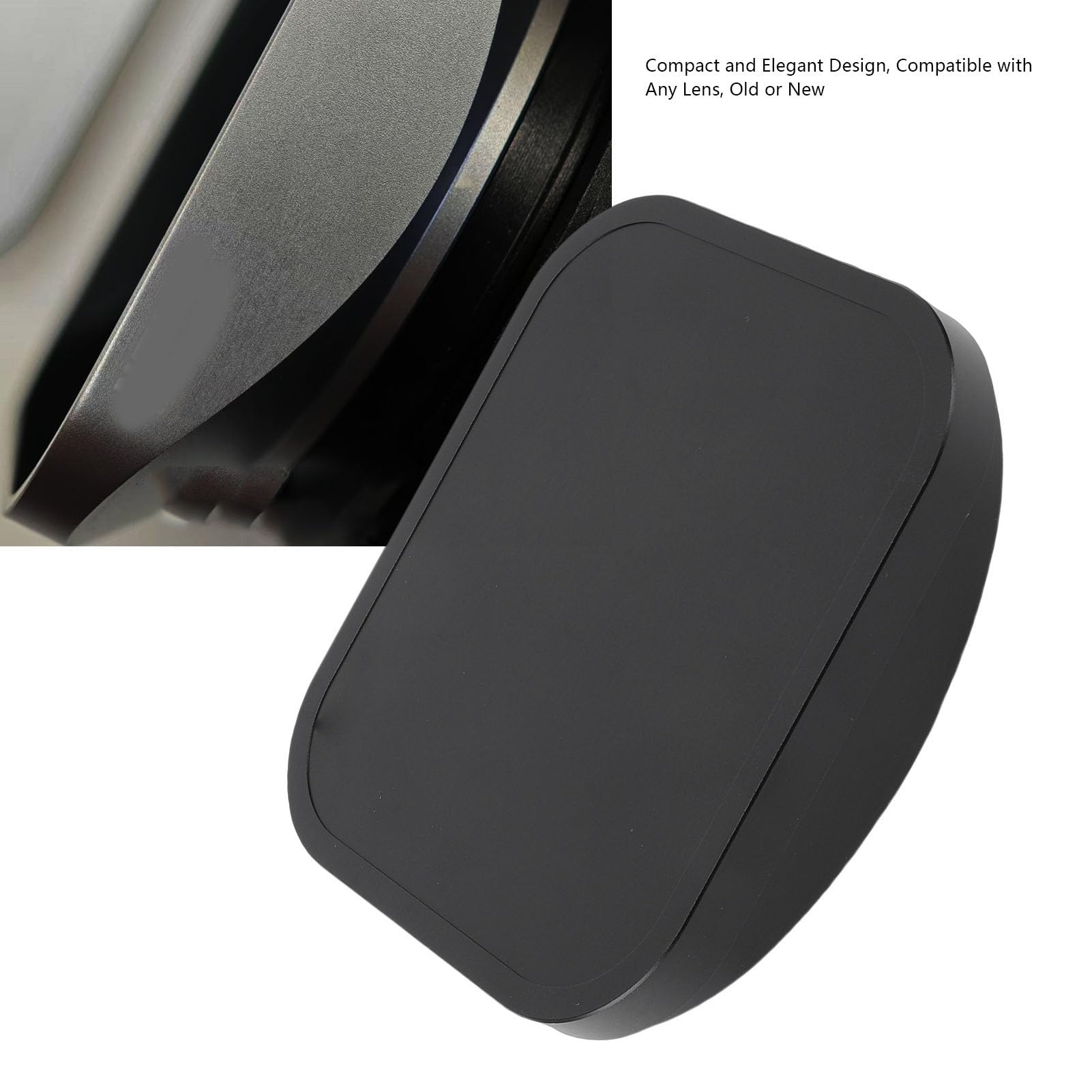 Cuifati Paraluce Quadrato in Metallo da 67 Mm, Paraluce per Obiettivo Fotografico, con Cappuccio Anteriore Interno Opaco Antiriflesso per Obiettivi con Filettatura da 67 Mm