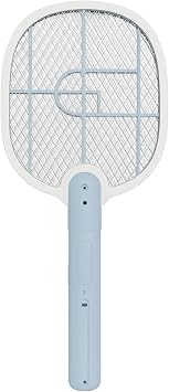 Coverzone Taşınabilir Sinek Öldürücü Mor Işık Tenis Raketi 21cm x 26cm Şarjlı Dekoratif Yatak Odası, Çocuk Odası, Bebek Odası Sinek Kovucu USB Şarjlı USB-016