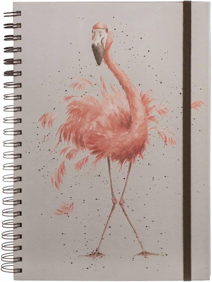 Wrendale Designs 'Pretty In Pink' A4 Notebook Office Products