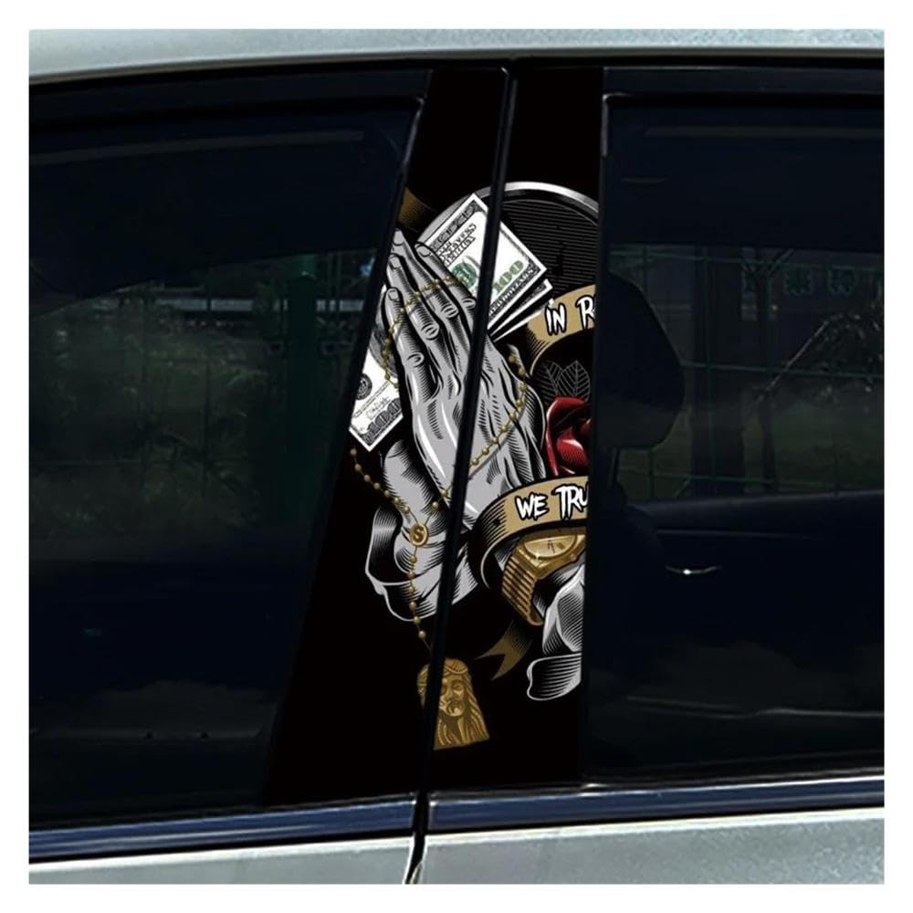 Couverture anti-rayures pilier B voiture pour masquer les imperfections de carrosserie