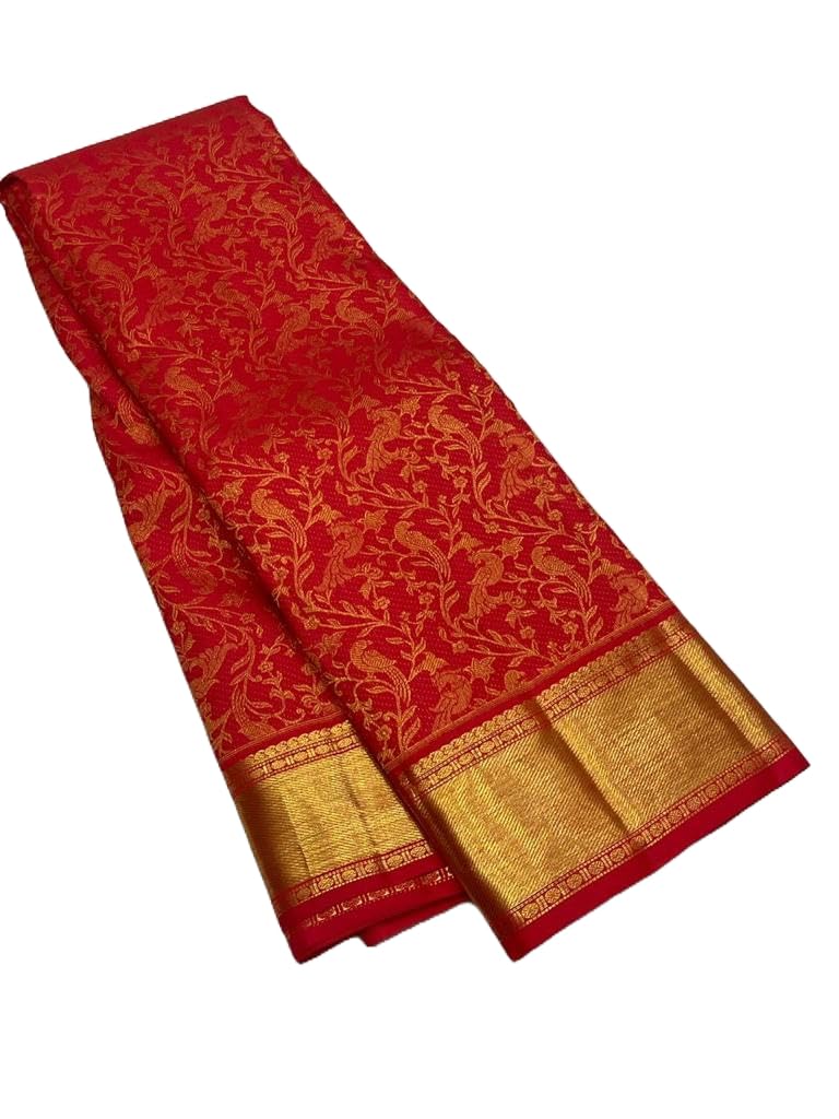 Avantika FashionWomen's Kanjivaram Pure Silk Banarasi Sarees With Blouse Piece