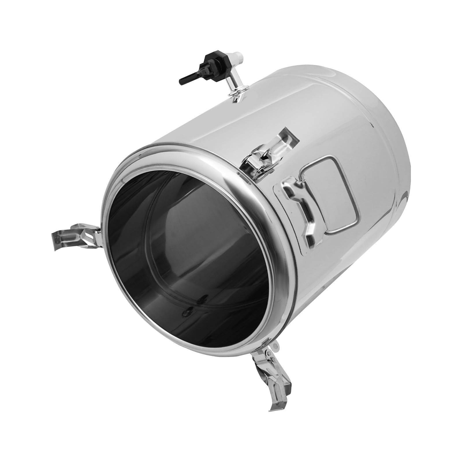 Contenitore termico in acciaio inox, 14 l, per il trasporto, professionale, per gastronomia, con manici per il trasporto, per cibi e bevande, tè freddo, latte, caffè