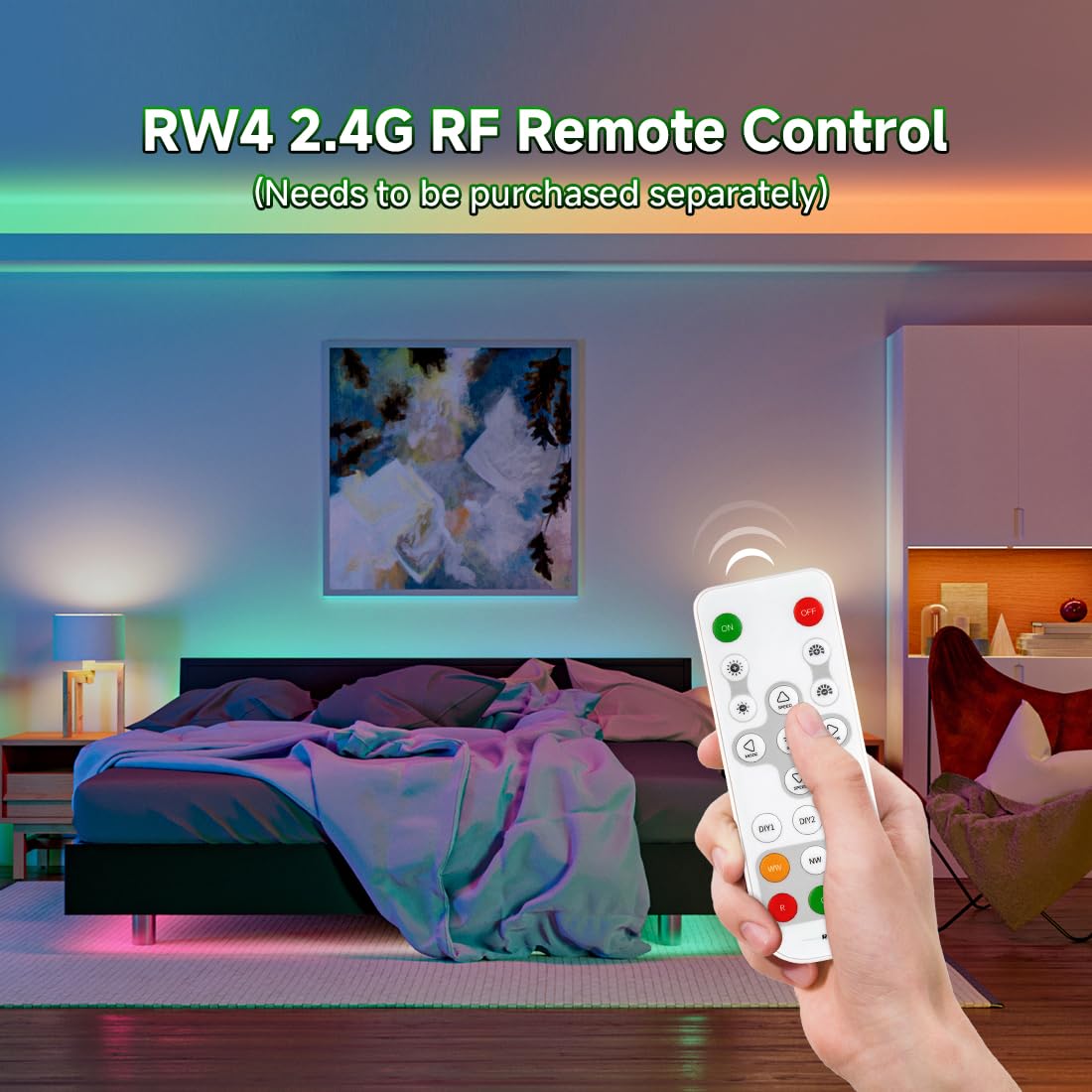 BTF-LIGHTING ESP32 WLED SP805E 2.4G Wi-Fi muzyka sterownik LED