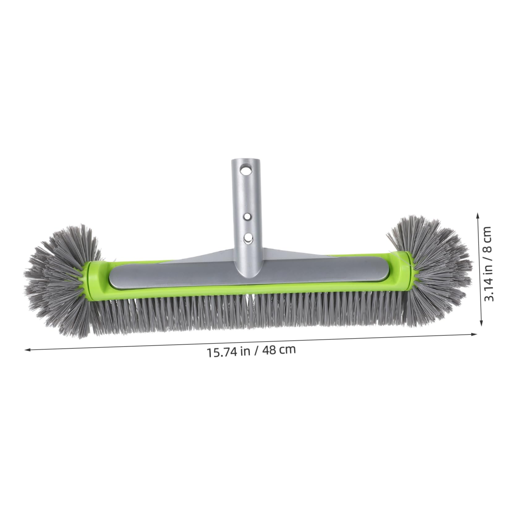 OFFSCH Multi-Surface Pool Cleaning Brush Round End Brush Head for Walls Tiles Floors Inground Pools