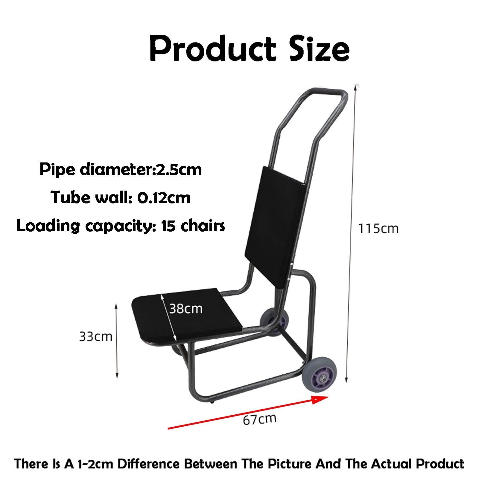 Chariot De Chaise Empilable De Transport