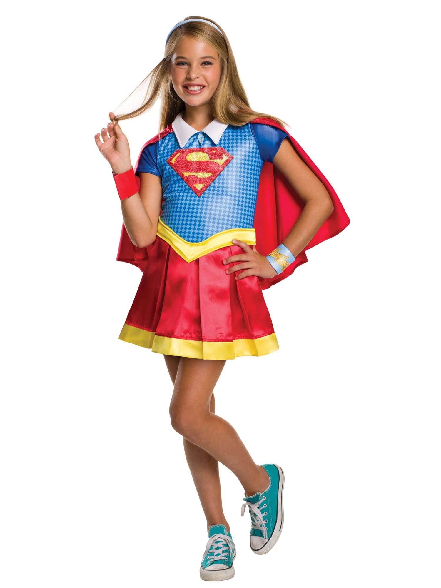 Costume Kids DC Superhero Girls Deluxe Supergirl Costume, Medium