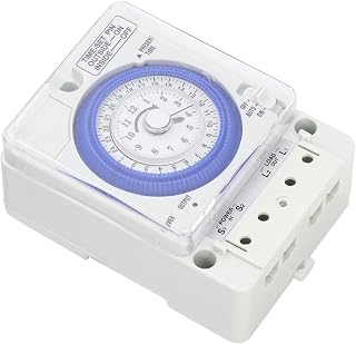 24H Time Control Switch ABS Mechanical Timer with 300h Power Outage Compensation for Advertising Street Light Oven