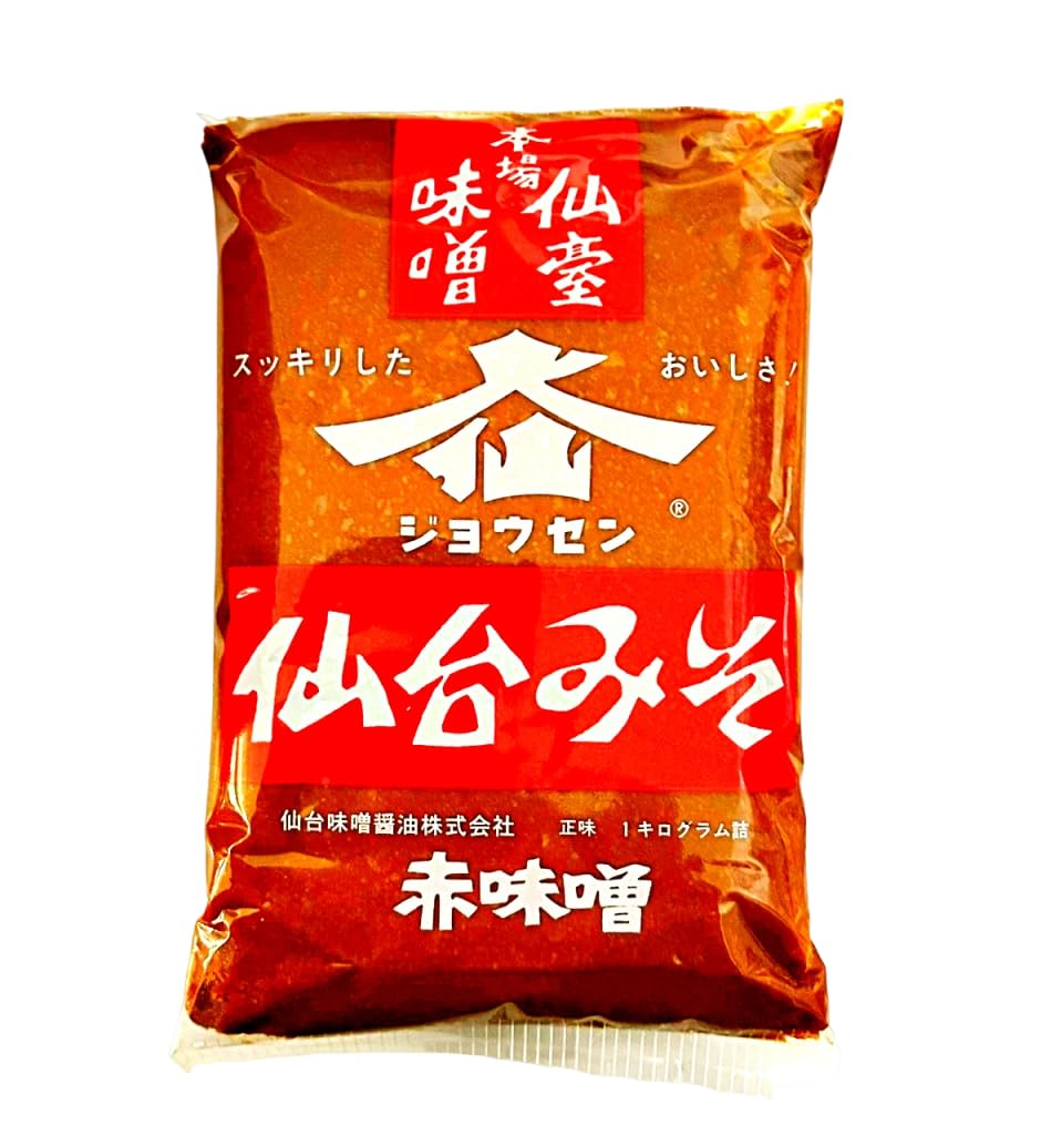 Amazon.co.jp: 仙台味噌醤油 ジョウセン 仙台みそ こしタイプ 赤味噌