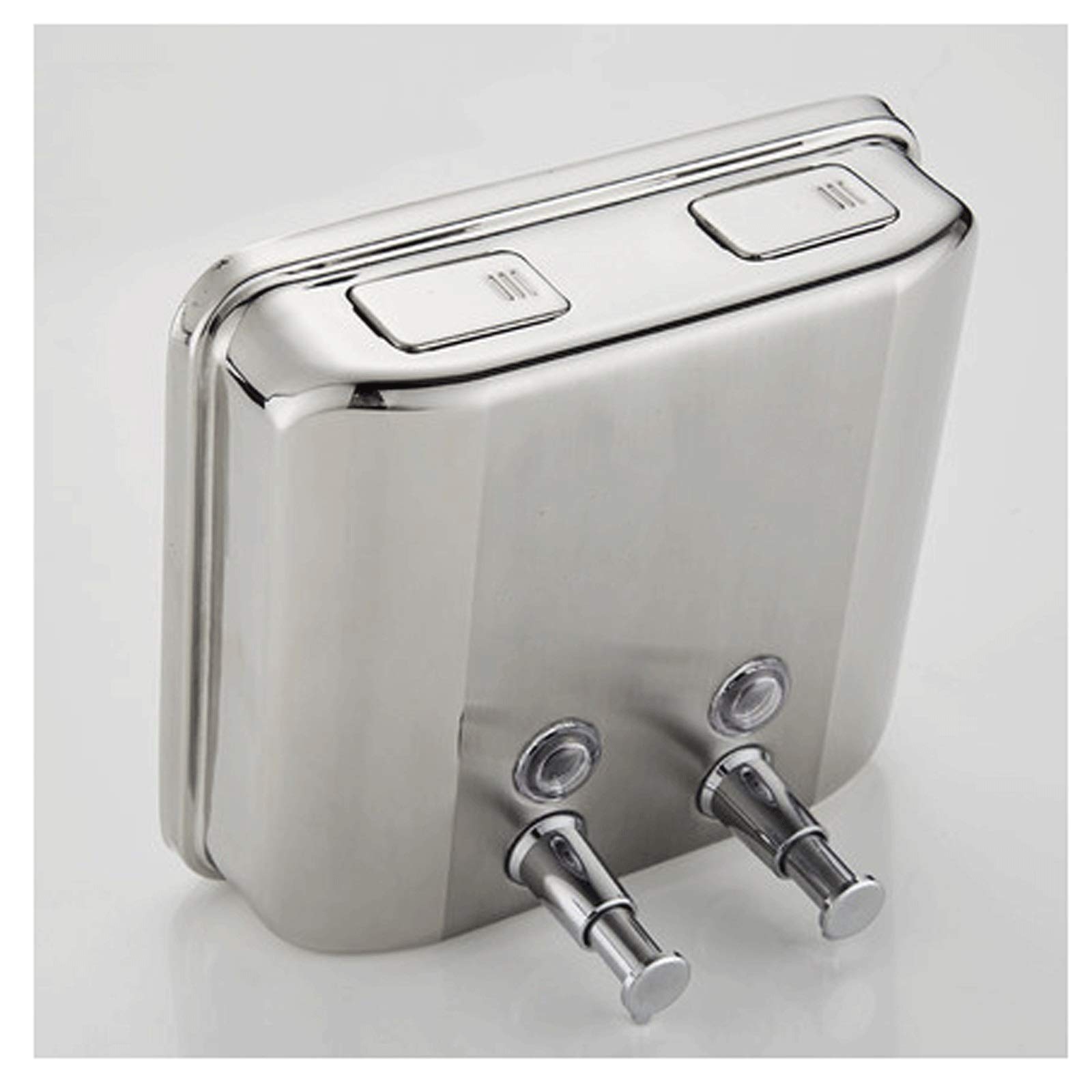 Bottiglie di sapone 304 Acciaio inossidabile Acciaio inox Non perforato Distributore di sapone Mano Sanitizer Hotel Hotel Sapone Bottiglia Bottiglia per doccia a muro Box Gel Erogatore di sapone