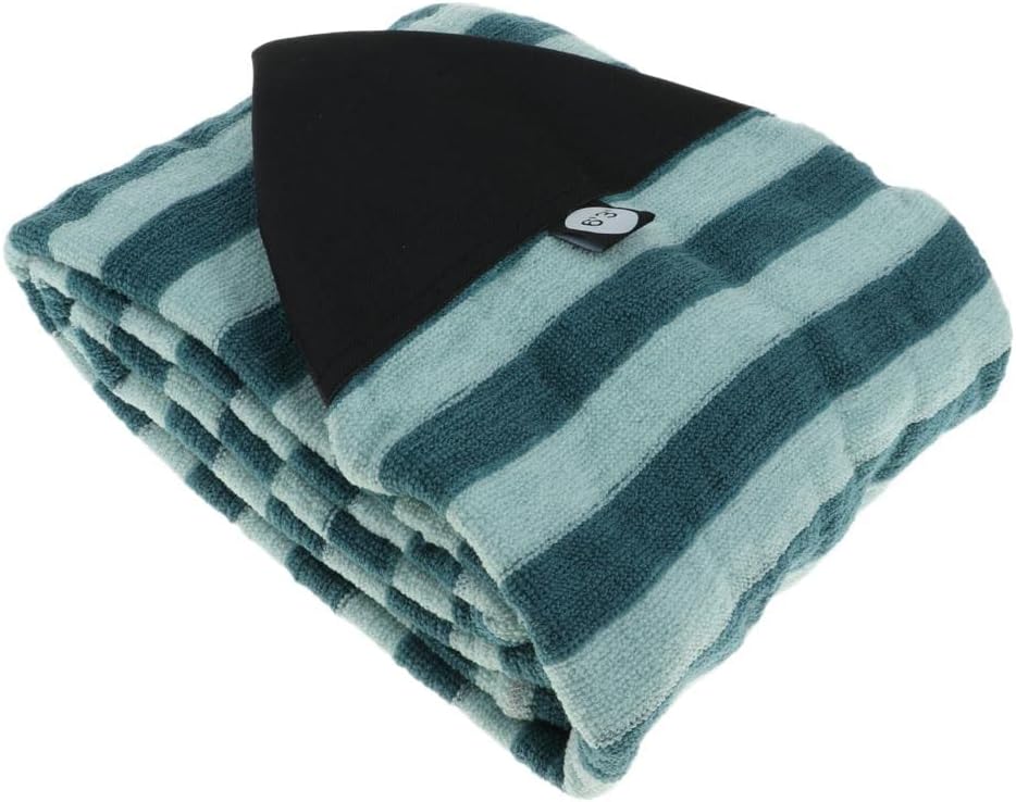 Weight Surfboard Sock ive Bag - Green Stripe, Adjustable Drawstring, Padded Nose or - Suitable for Surfboard, Shortboard, Funboard, and More - 6.8ft - 6.3ft